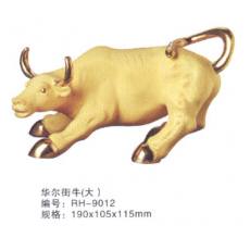 絨沙金工藝品 華爾街牛（大中?。? class=